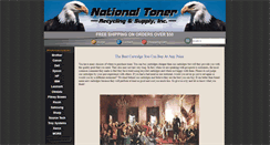 Desktop Screenshot of nationaltoner.com