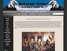 Tablet Screenshot of nationaltoner.com